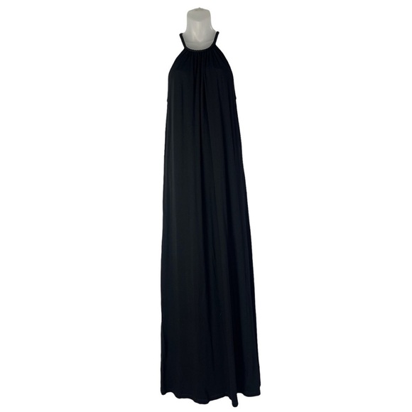 Joie Black High Halter Neck Jersey Maxi Dress S - Picture 1 of 5